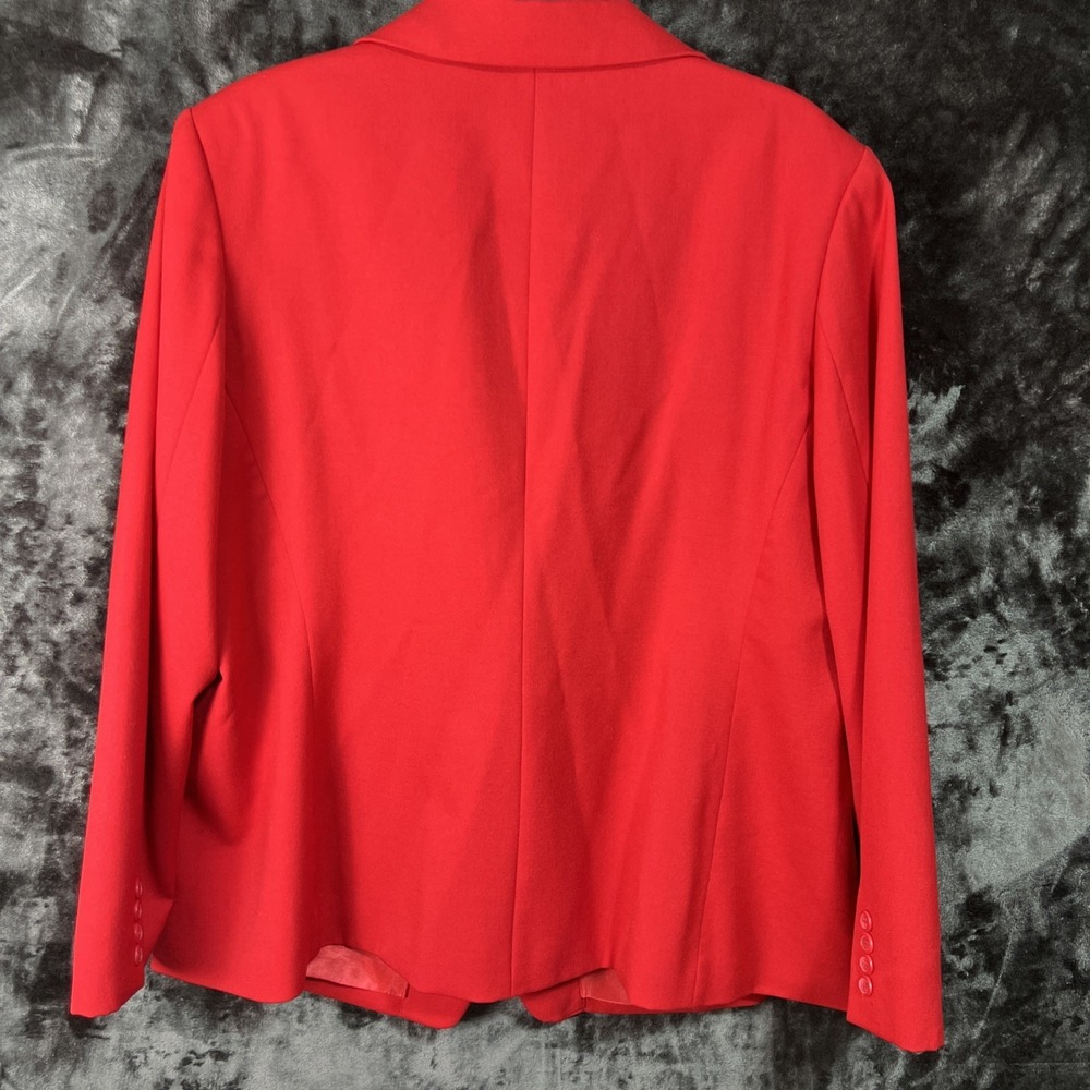 Pendleton Plus 100%Virgin Wool Red Blazer Women's… - image 2